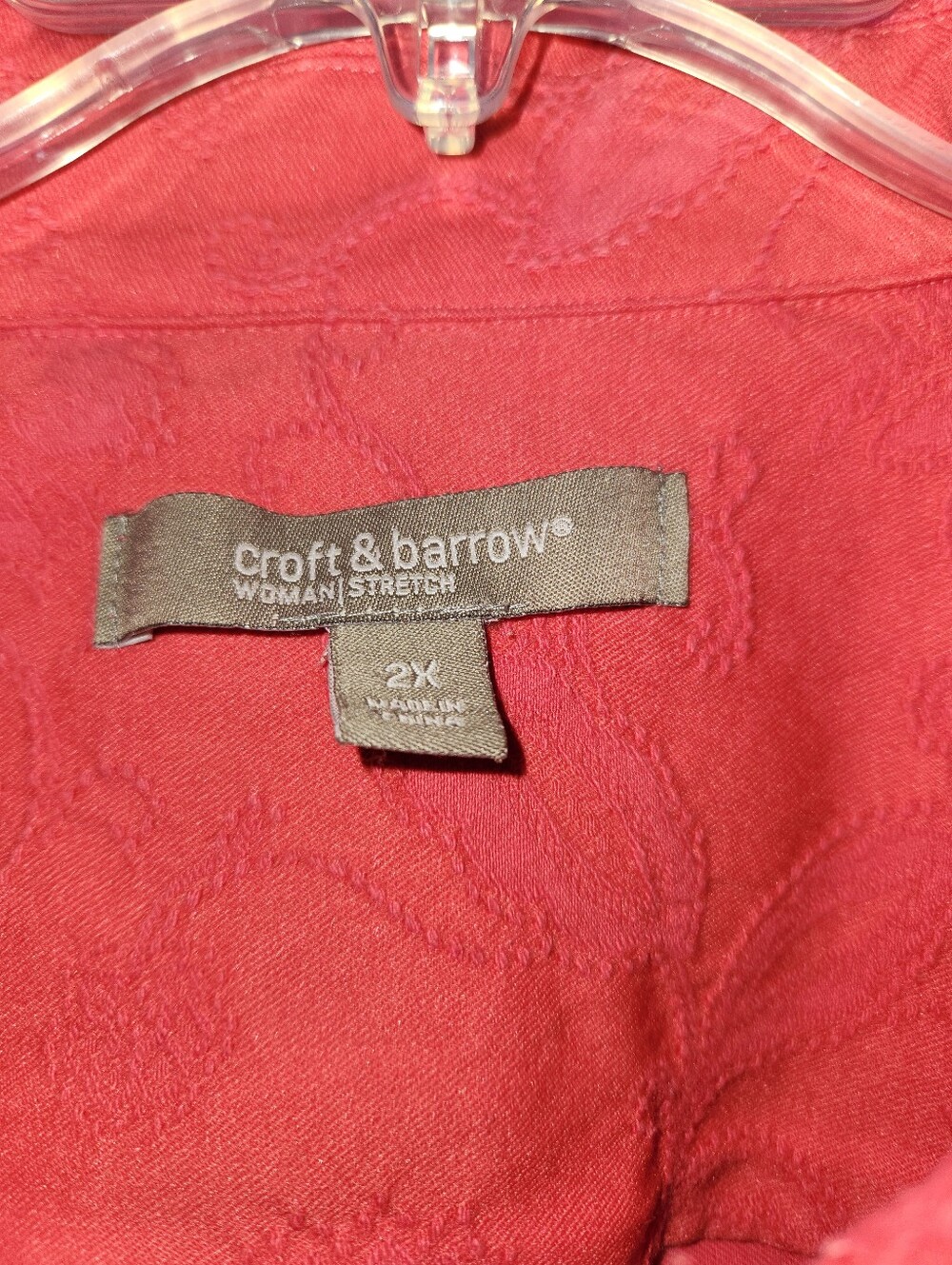 Croft & Barrow Coral Pink Lightweight Jacket - Picture 3 of 3